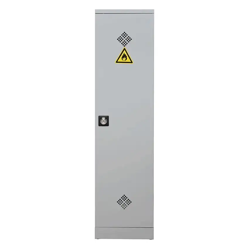 Gefahrstoffschrank Snake| HxBxT 195x50x42 cm | Grau