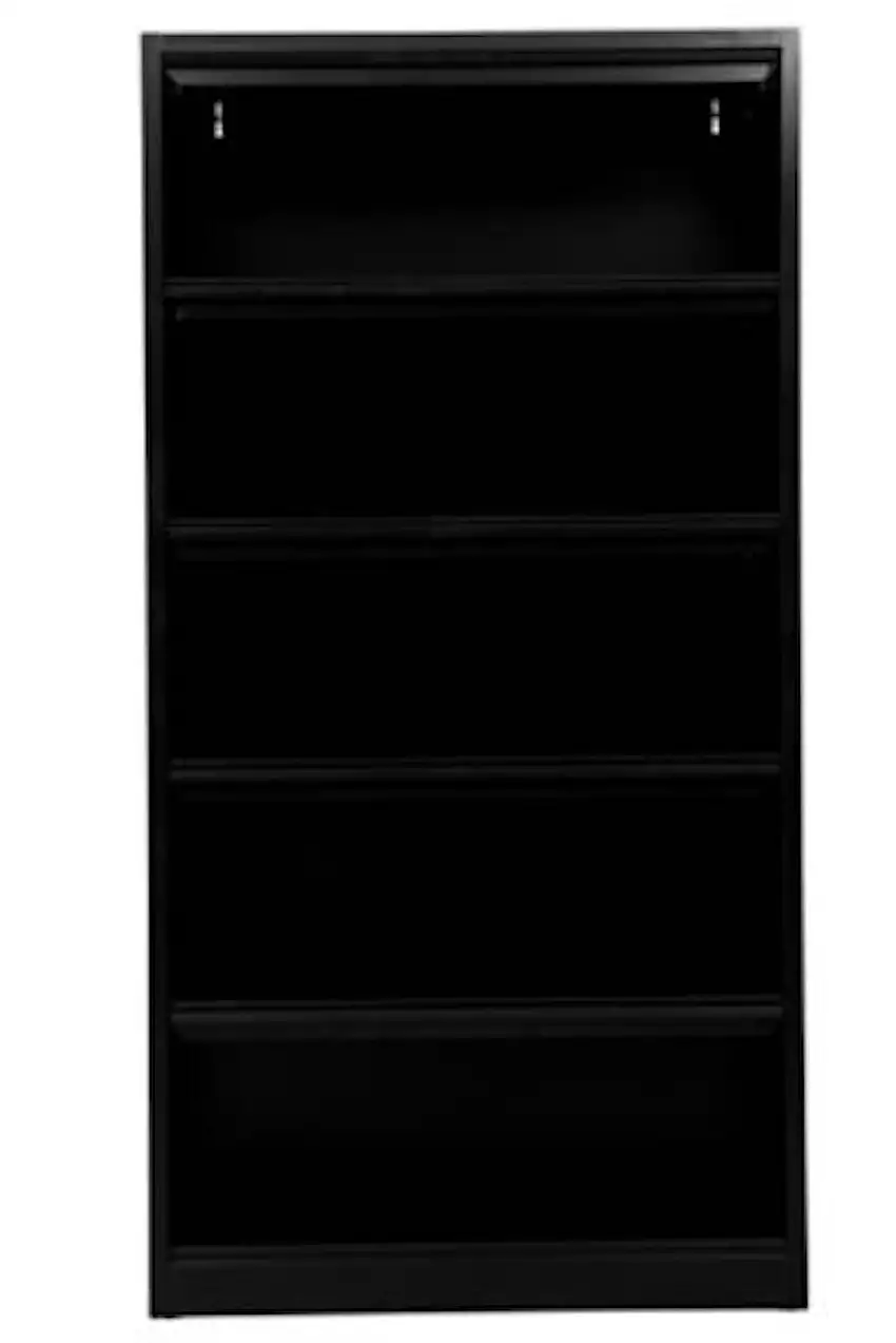 Prospektschrank Owl | HxBxT 195x100x42 cm | Schwarz