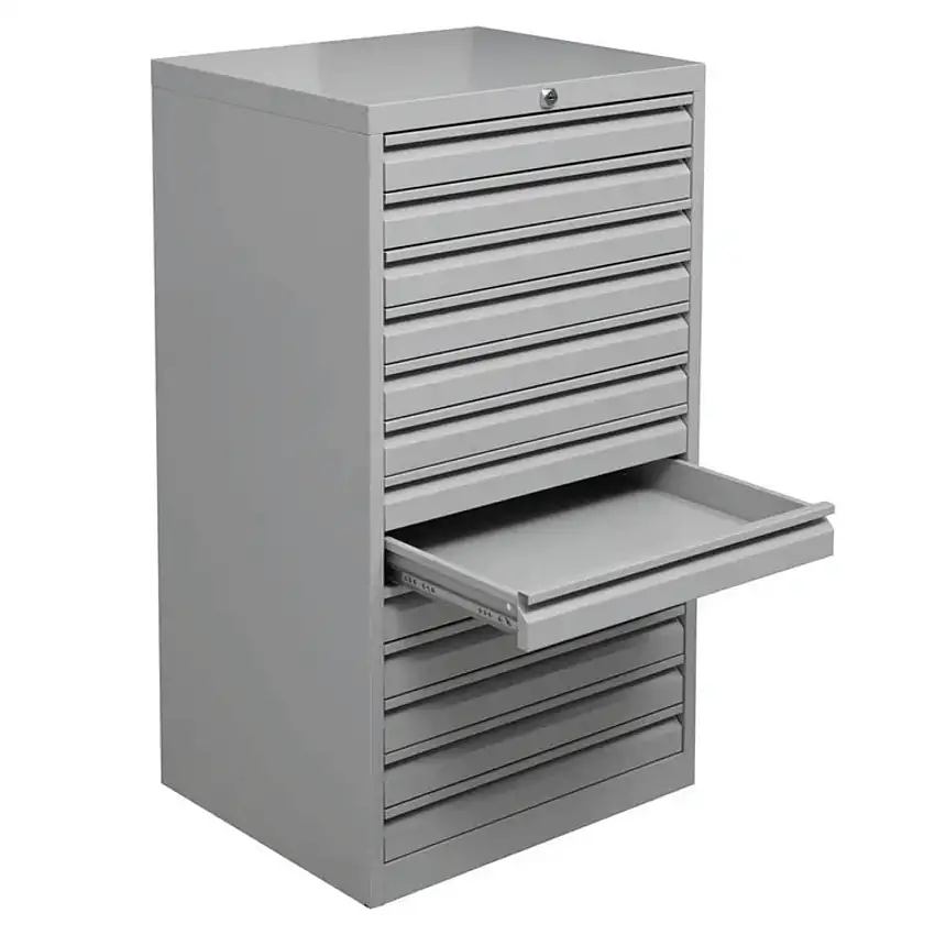 Schubladenschrank Swan | 13 Schubladen | DIN A3 | HxBxT 98x53x43cm | Grau