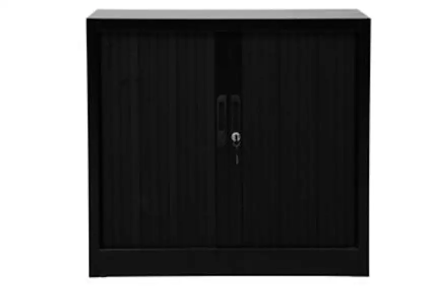 Rollladenschrank Weasel | 2 Ordernhöhen | HxBxT 75x80x46 cm |Schwarz