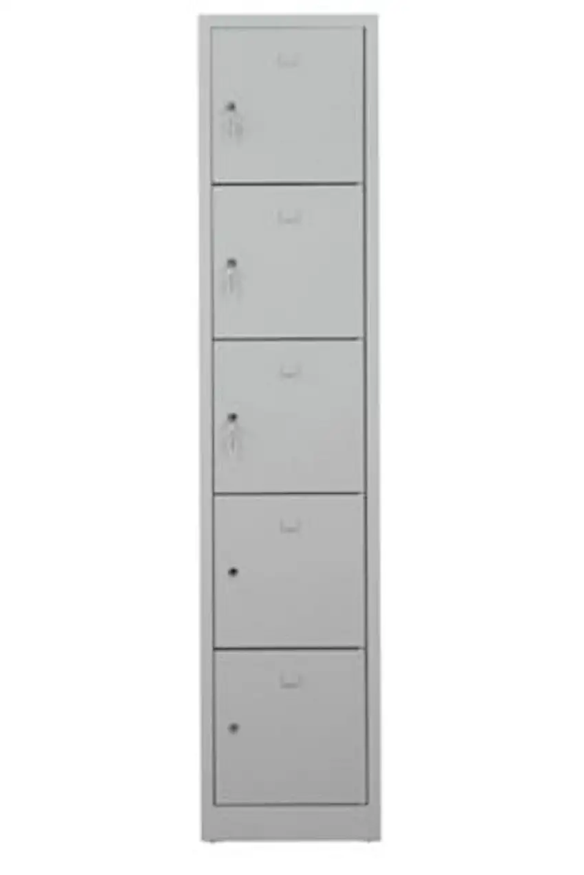 Schließfachschrank Falcon | Small | HxBxT 190x41x45 cm | Zylinderschloss | Grau