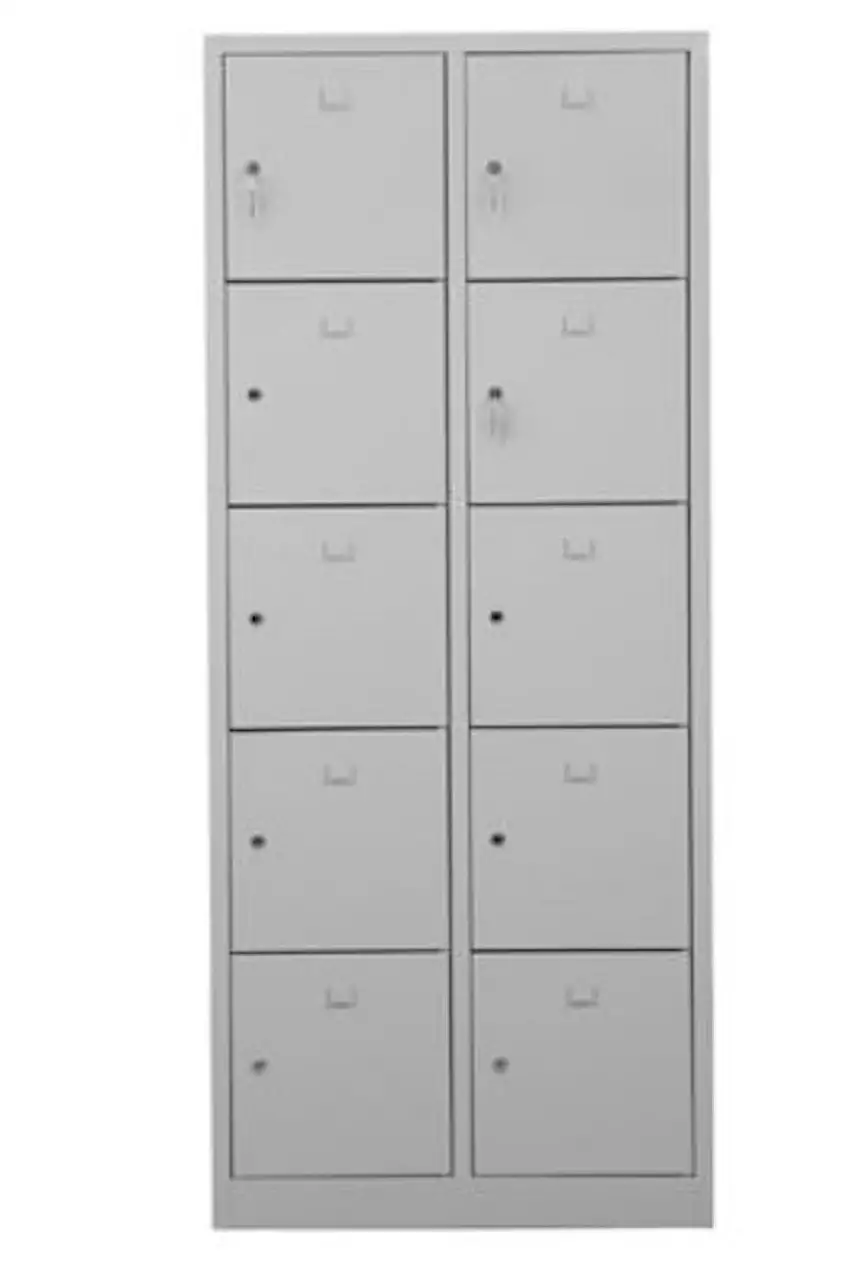Schließfachschrank Falcon | Medium | HxBxT 190x80x45 cm | Zylinderschloss | Grau