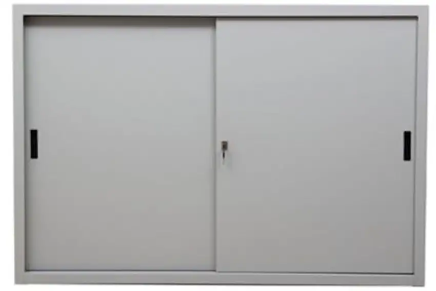 Schiebetürenschrank Ant | 3 Ordernhöhen | HxBxT 109x160x45 cm | Grau