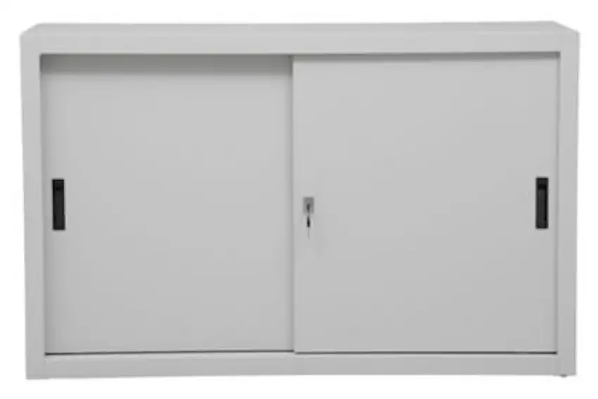 Schiebetürenschrank Ant | 2 Ordernhöhen | HxBxT 75x120x45 cm | Grau