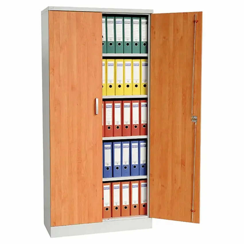 Aktenschrank Beetle | HxBxT 195x92x42 cm | Grau-Erle