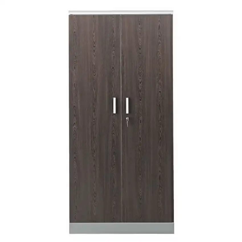 Aktenschrank Beetle | HxBxT 195x92x42 cm | Grau-Wenge