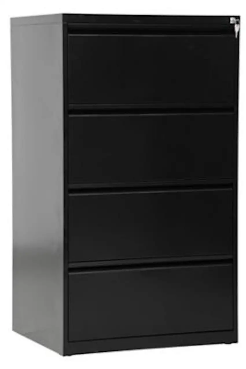 Hängeregistraturschrank Mare| HxBxT 132x76x62 cm | Schwarz