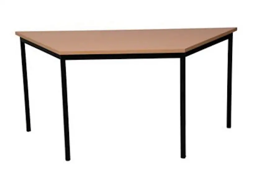 Bürotisch Wolf | Trapez | HxBxT 75x140x60 cm | Schwarz-Buche