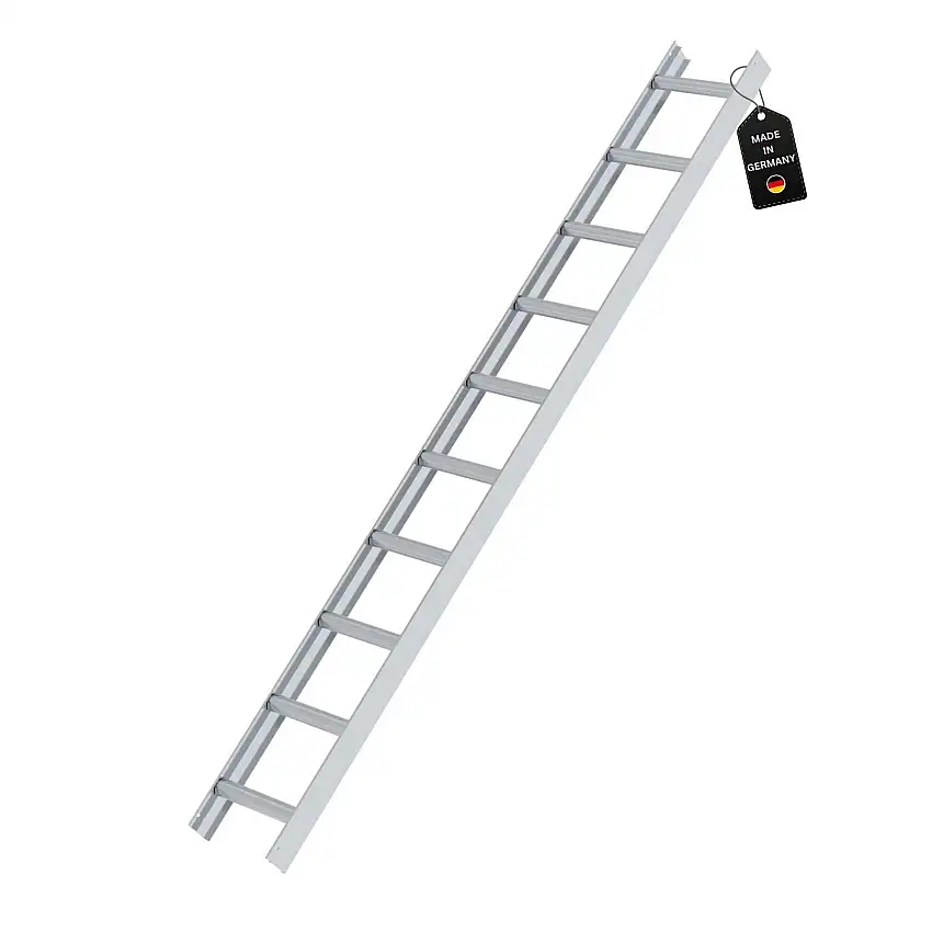 Dachleiter Alu Natur 10 Sprossen