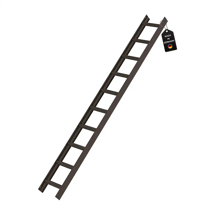 Dachleiter Braun 10 Sprossen