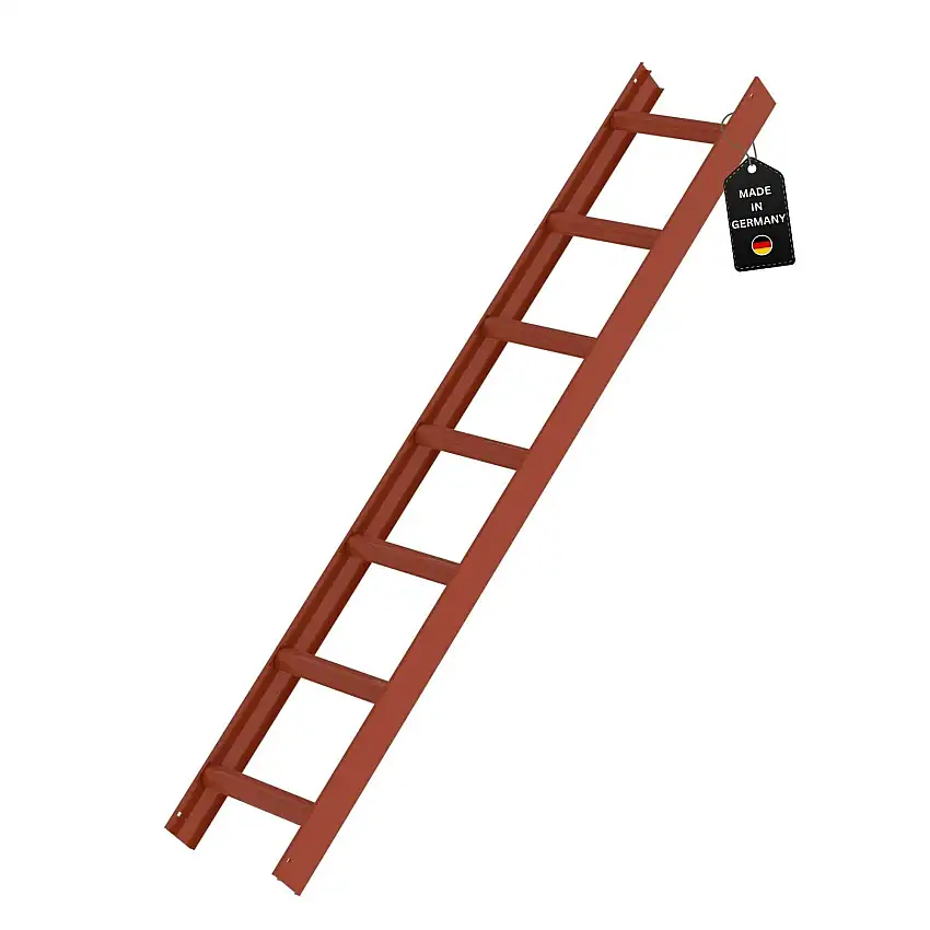 Dachleiter Rotbraun 7 Sprossen