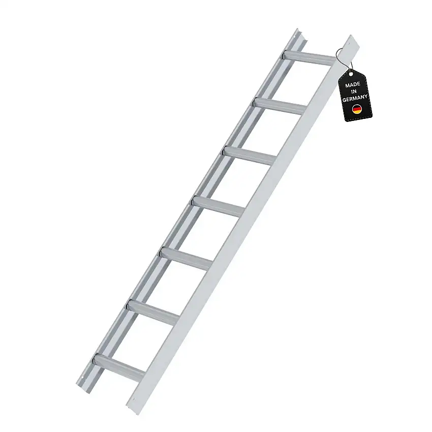 Dachleiter Alu Natur 7 Sprossen