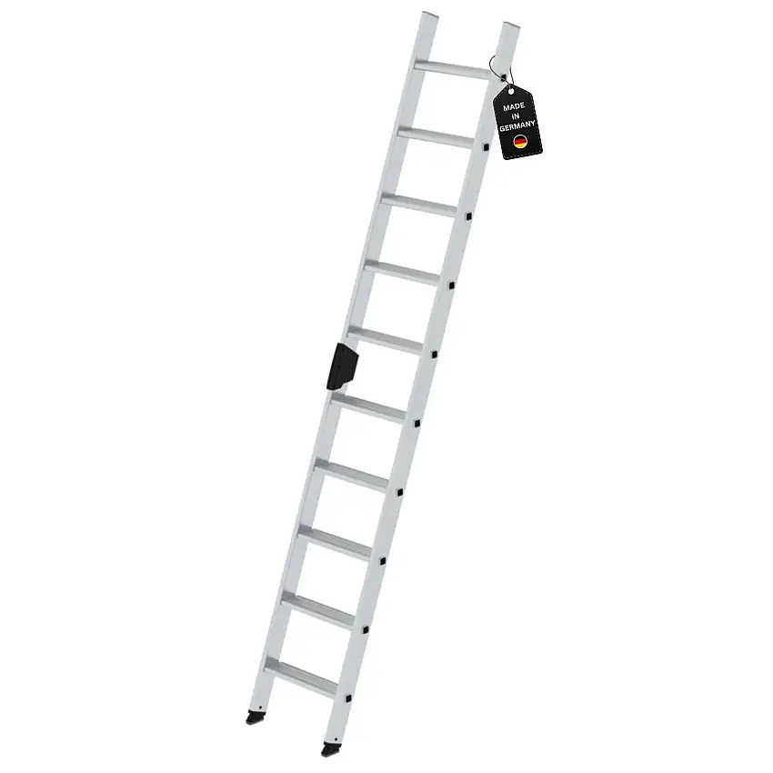 Stufen-Anlegeleiter ohne Traverse 10 Stufen