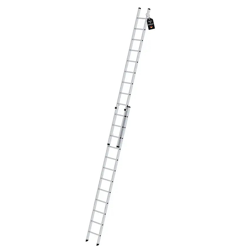 Sprossen-Schiebeleiter 2-teilig ohne Traverse 2x12 Sprossen
