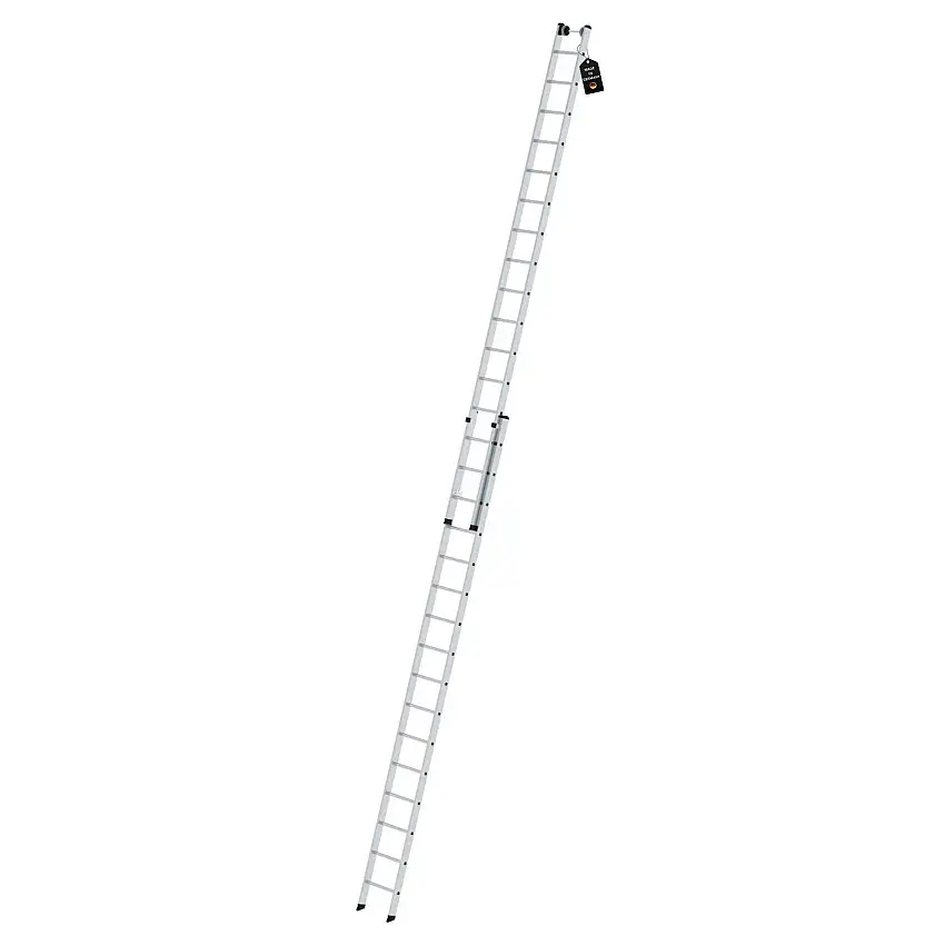Sprossen-Schiebeleiter 2-teilig ohne Traverse 2x16 Sprossen