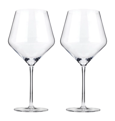 Rotweinglas Viski Angled Crystal 621 ml (2er-Set)