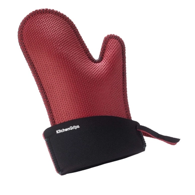 Ofenhandschuh Kitchengrips Chef's Mitt Klein Rot Schwarz