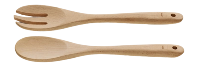 Salatbesteck Kela Calla Braun 30,5 cm