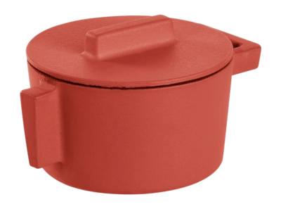 Saucentopf Sambonet Terra.Cotto Cast Iron Paprika 10 cm