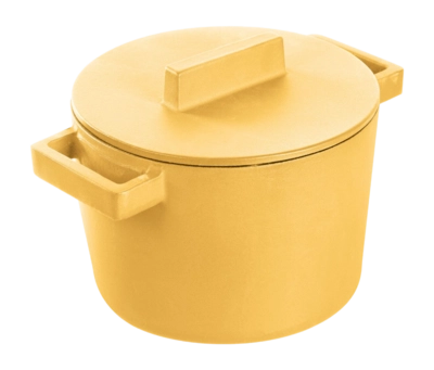 Saucentopf Sambonet Terra.Cotto Cast Iron Vanilla 16 cm