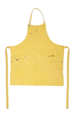 Schürze Dutchdeluxes Denim & Canvas Slim Fit Yellow