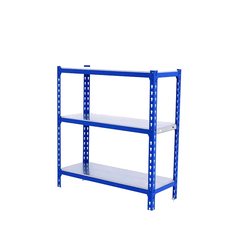 Schwerlastregal BABY METAL SHARK | HxBxT 90x100x30cm | Fachlast 180kg | Blau-Verzinkt