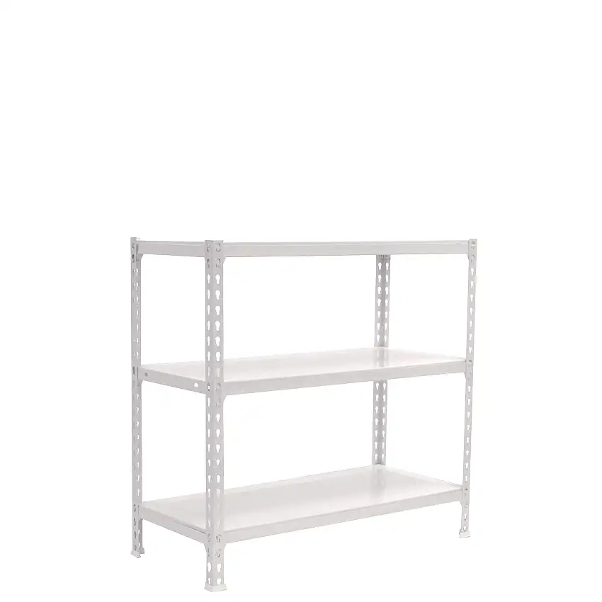 Schwerlastregal BABY METAL SHARK | HxBxT 90x100x50cm | Fachlast 180kg | Weiß