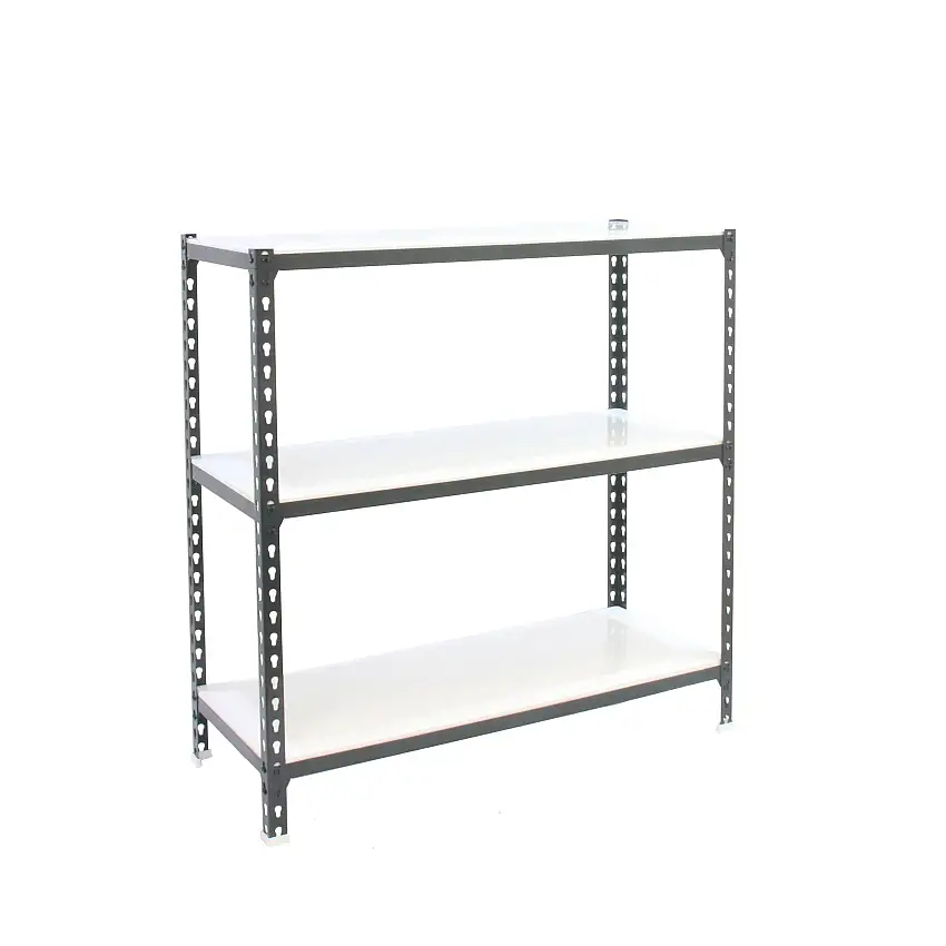 Schwerlastregal SMALL METAL SHARK | HxBxT 100x110x50cm | Fachlast 200kg | Anthrazit-Weiß
