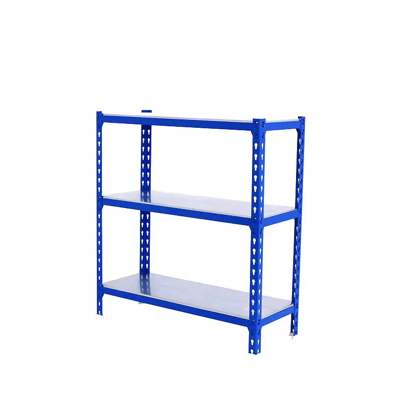 Schwerlastregal BABY METAL SHARK | HxBxT 90x120x50cm | Fachlast 200kg | Blau-Verzinkt