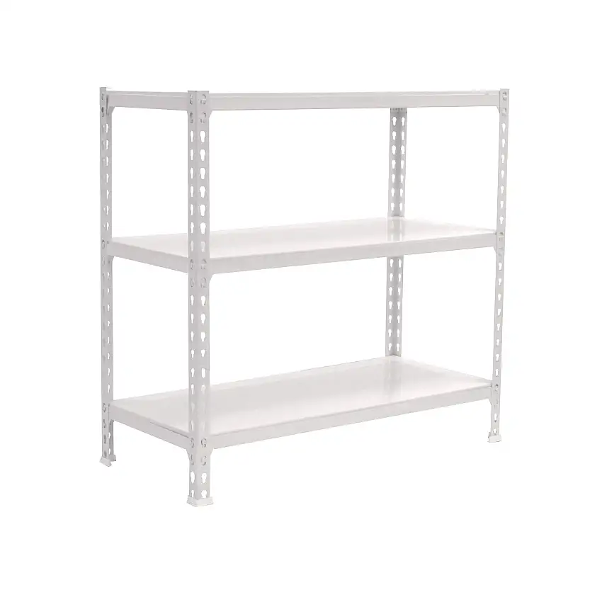 Schwerlastregal BABY METAL SHARK | HxBxT 90x120x40cm | Fachlast 200kg | Weiß