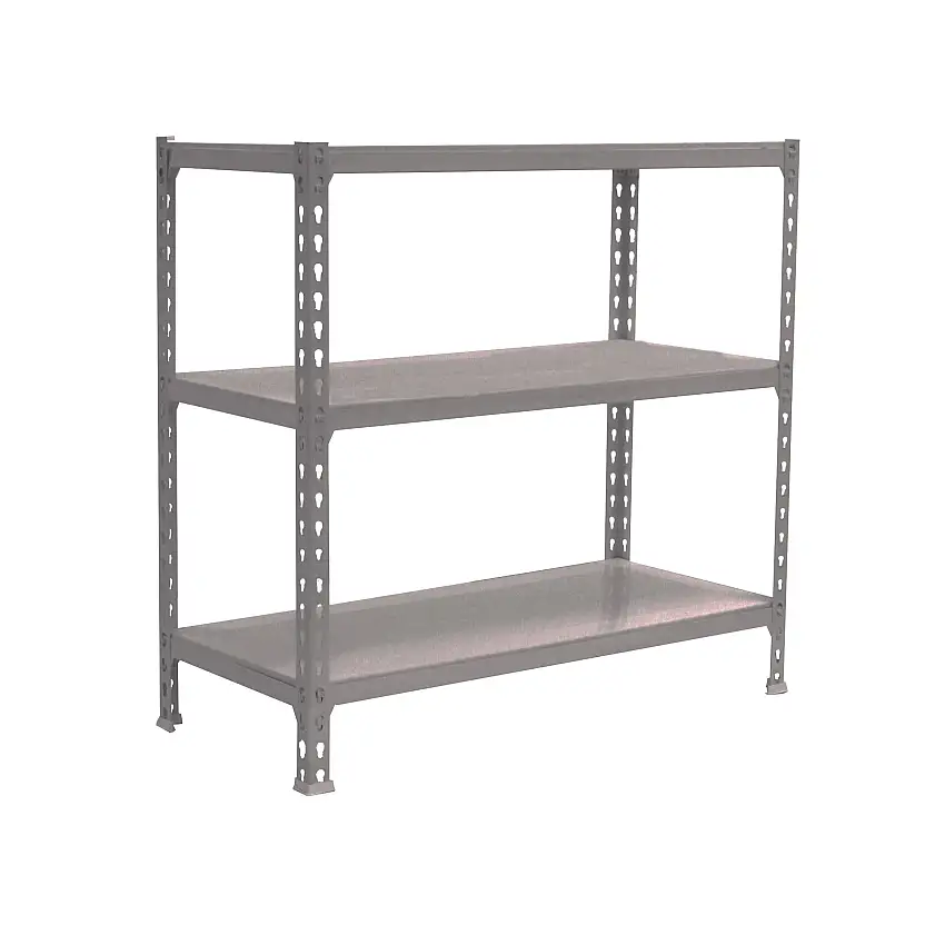 Schwerlastregal BABY METAL SHARK | HxBxT 90x120x50cm | Fachlast 200kg | Grau