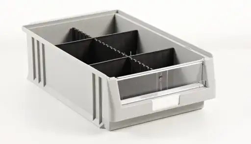 Frontklappe für Sichtlagerbox Classic C | HxBxT 20x21x33cm | Transparent