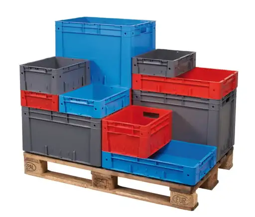 Eurobox Classic | Grau | HxBxT 21x30x40cm | Polypropylen | Eurobehälter, Transportbox, Transportbehälter, Stapelbehälter