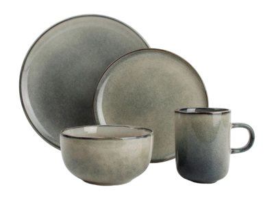Servies Salt & Pepper Meridian Grey (16-teilig)