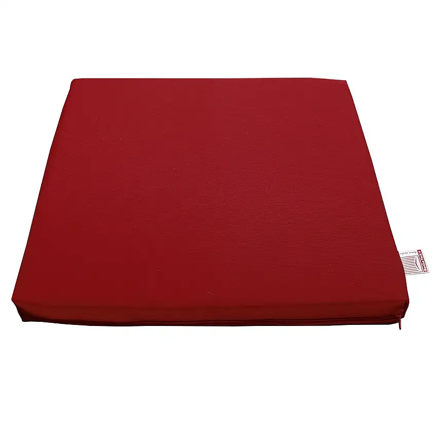 Sitzkissen Hetty Rot uni komplett
