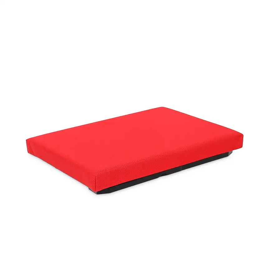 Sitzkissen für MetaBox | HxBxT 4x25x35cm | Rot | Werkzeugkoffer, Transportbox, Systemkoffer, Sitzbox