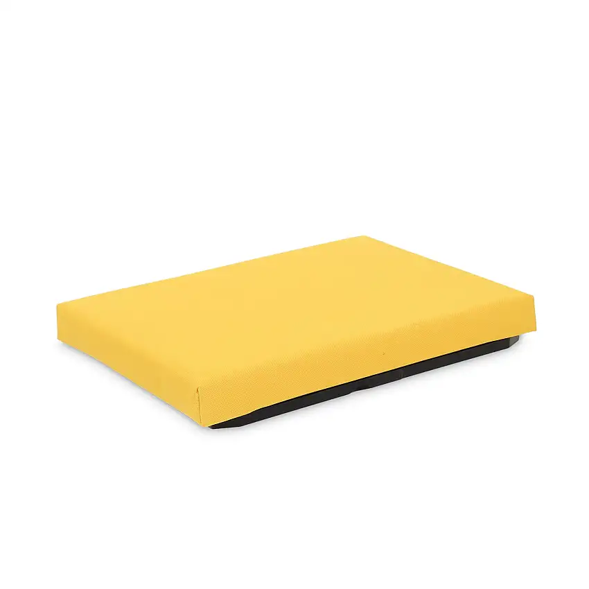 Sitzkissen für MetaBox | HxBxT 4x25x35cm | Gelb | Werkzeugkoffer, Transportbox, Systemkoffer, Sitzbox