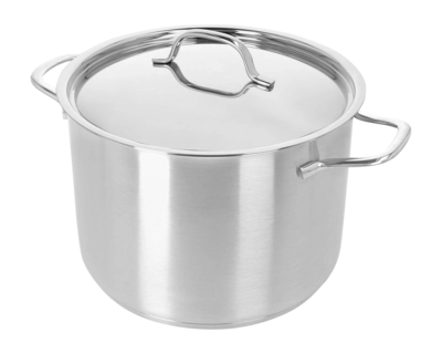 Suppentopf Demeyere Resto 3 mit Deckel Silber 24 cm