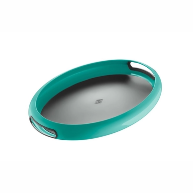 Tablett Wesco Spacy Tray Oval Türkisblau