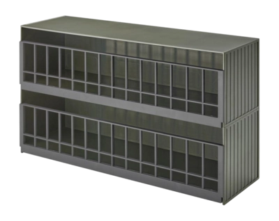 Spielzeugregal Yamazaki Tower Grey