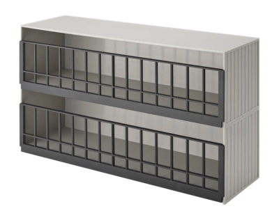 Spielzeugregal Yamazaki Tower Grey/White