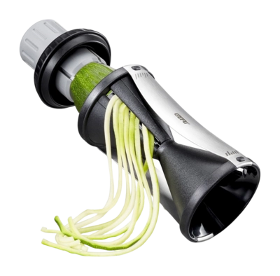 Gemüsehalter für Spiralschneider Gefu Spirelli Grau