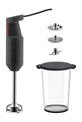 Stabmixer Set Bodum Bistro Elektrisch Mit Zubehör 200 W Schwarz
