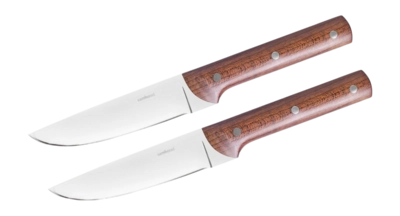 Steakmesser Sambonet Porterhouse Steel Wood (2er-Set)