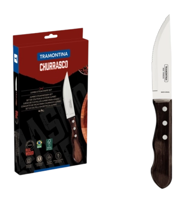 Steakmesser Tramontina Jumbo Braun (4er-Set)