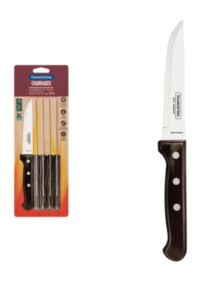 Steakmesser Tramontina Gaucho Braun (6er-Set)