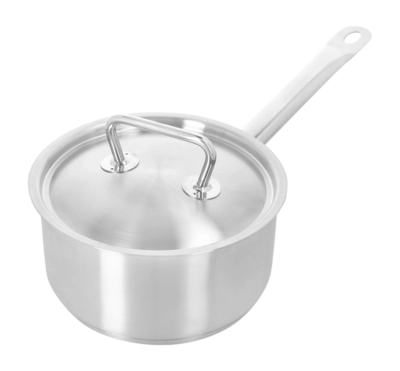 Stielkasserolle Demeyere Classic Pro 3 mit Deckel Silber 16 cm
