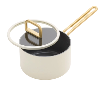 Stielkasserolle mit Deckel GreenPan Tucci White 16 cm