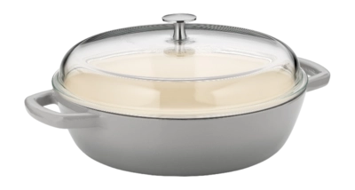 Schmortopf Kela Calido mit Deckel Grau 28 cm