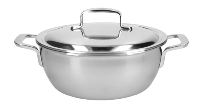 Schmortopf Demeyere Intense 5 mit doppelwandigem Deckel 24 cm